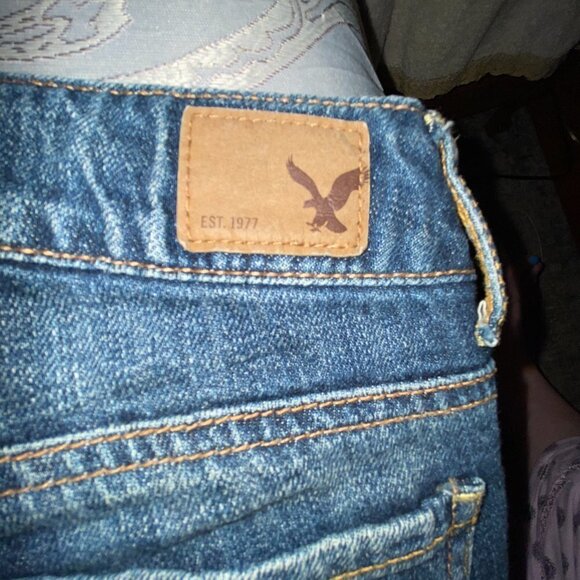 NEW WITHOUT TAGS AMERICAN EAGLE OUTFITTERS EMBROIDERED FLOWER SHORTS - Picture 4 of 9